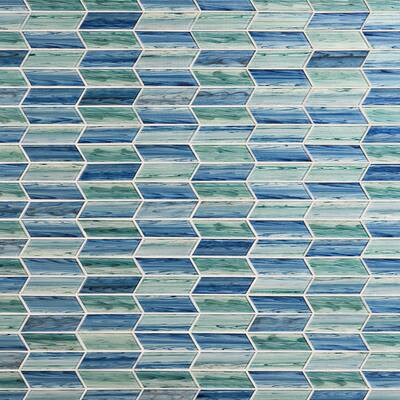 home depot green glass tile