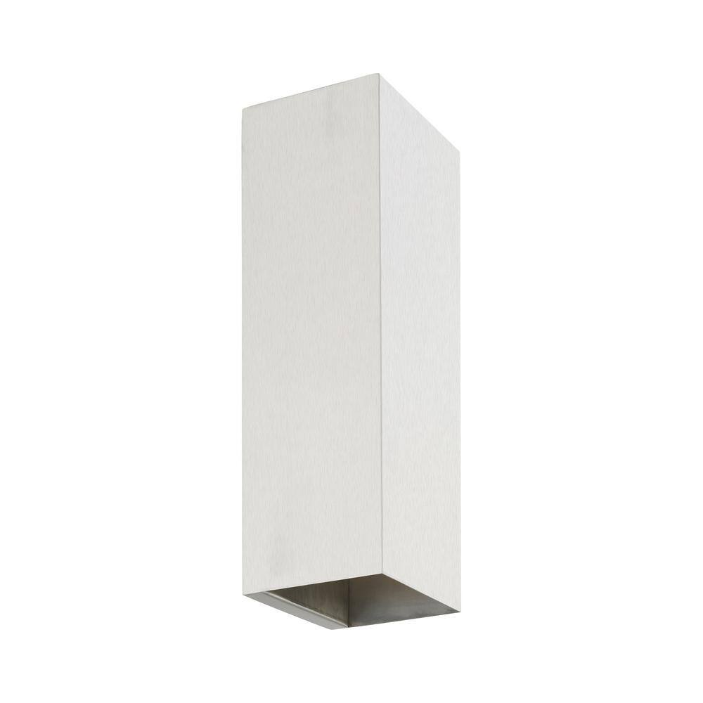 Derby Brushed Nickel Handcrafted Steel Outdoor Wall Sconce