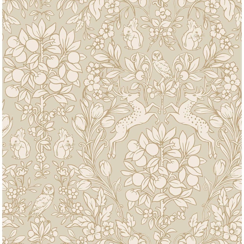 Ines Taupe Peel and Stick Wallpaper price history on PriceWatchPro