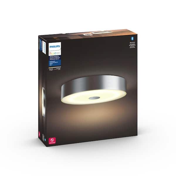 Remmen viool dynastie Philips Hue Fair 17.5 in. White Ambiance LED Flush Mount 4100248U9 - The  Home Depot