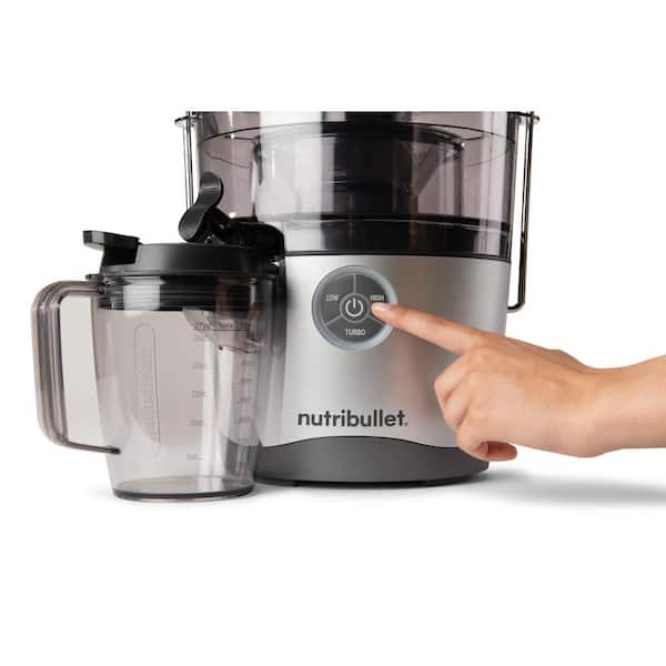 NutriBullet Pro 1000 W 67.6 oz. Stainless Steel Juicer with 27 oz