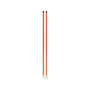 3/4 in. x 48 in. Fluorescent Orange Bolt-On Bumper Marker Sight Rods with Hardware