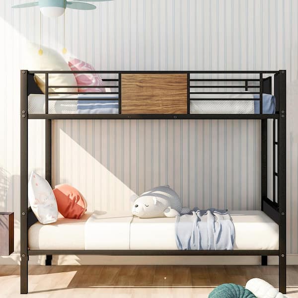 Full Steel Frame Bunk Bed Daybed, Metal Bunk Bed Replacement Rails