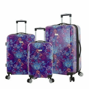 3-Piece Exp. Rolling Hardside Luggage Set with 8-Wheel Spinners (Bella Caronia)