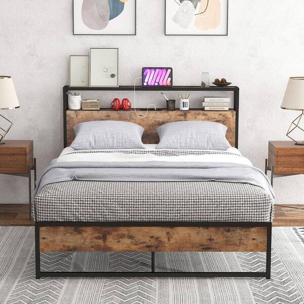 Industrial bed frame double sales