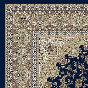 Lawrence Navy 7 ft. x 10 ft. Indoor Area Rug