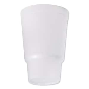 32 oz. White Disposable Foam Cups, 16/Bag, 25 Bags/Carton