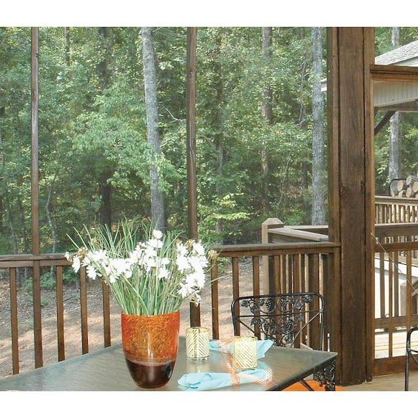 96 in. x 100 ft. Charcoal Fiberglass Screen 20 in. x 20 in. Mesh