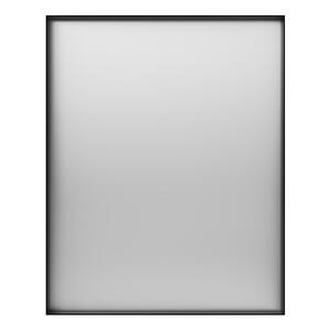 32 in. W x 40 in. H Black Aluminum Rectangle Framed Tempered Glass Wall-mounted Mirror