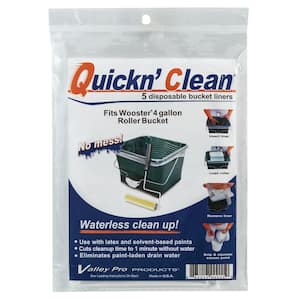 Quickn' Clean 4 Gal. Bucket Liner 5-Pack
