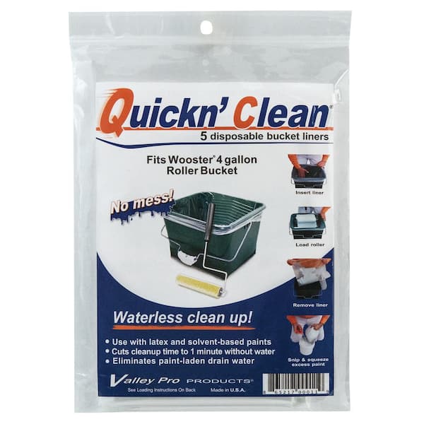 Wooster Quickn' Clean 4 Gal. Bucket Liner 5-Pack