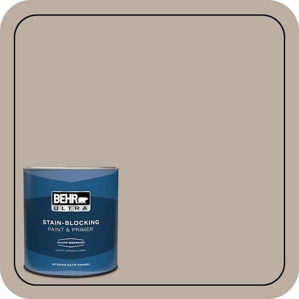 BEHR ULTRA 1 qt. #N210-3 Barista Extra Durable Satin Enamel Interior Paint & Primer