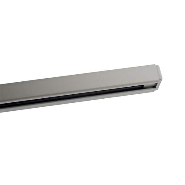 Designers Choice Collection 8 ft. Brushed Steel Lighting Track