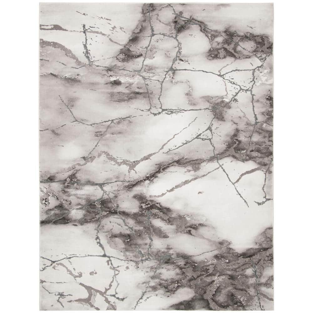 Craft Gray/Silver 12 ft. x 15 ft. Distressed Abstract Area Rug price history on PriceWatchPro