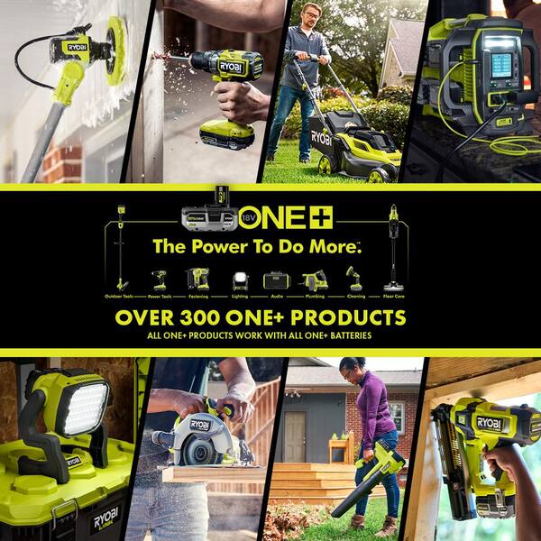 RYOBI ONE+ 18V Cordless 3-3/8 in. Multi-Material Plunge Saw (Tool