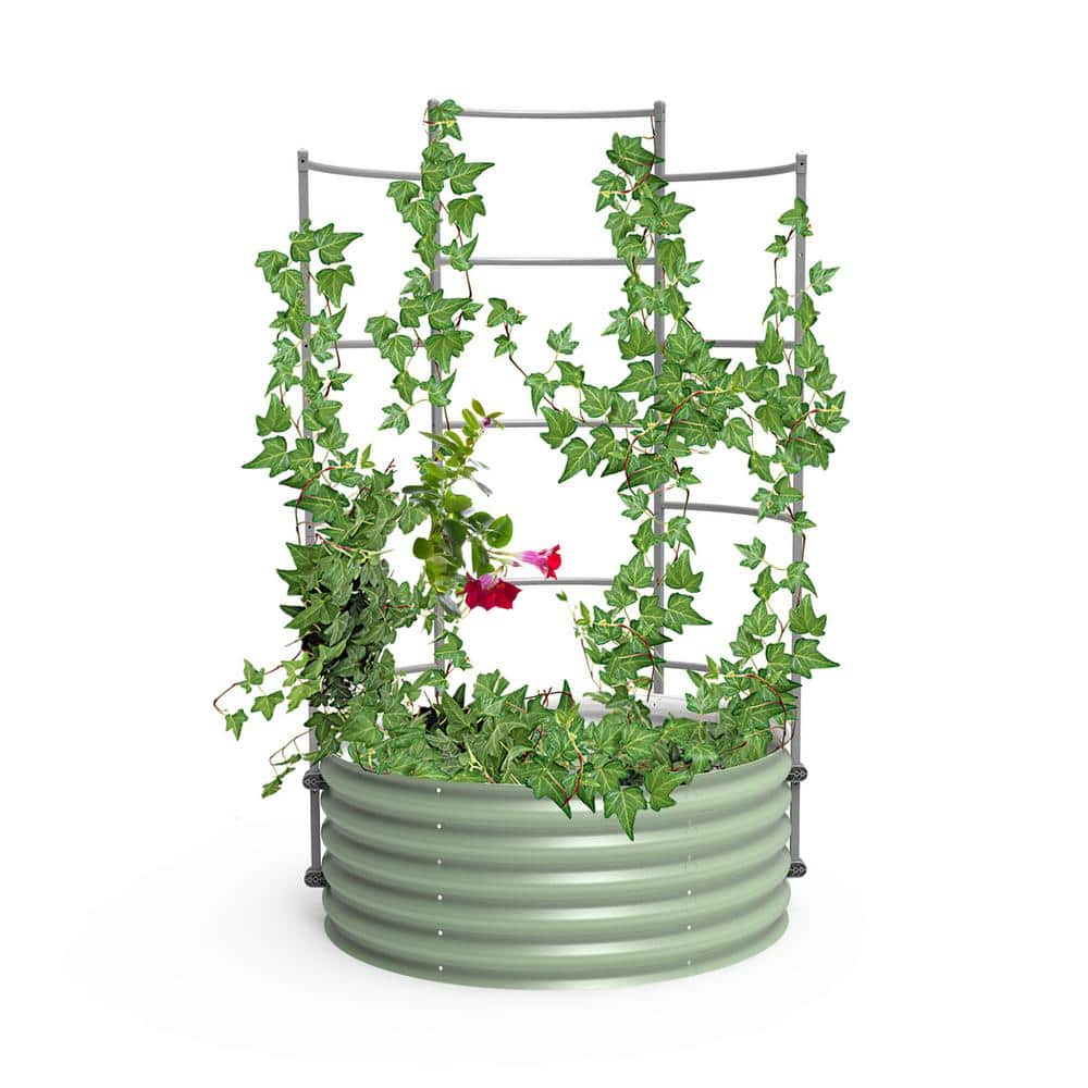 Metal Modular Garden Wall Trellis, 71" Tall