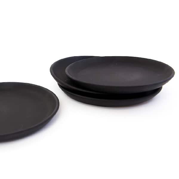 Carthage.Co La Marsa Dessert Plate, Basalt (Set of 4)