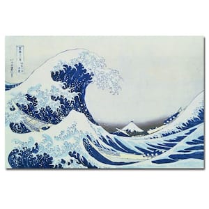 22 in. x 32 in. 'The Great Kanagawa Wave' Canvas Art