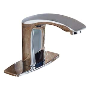 Touchless Single Hole Bathroom Faucet in Chrome