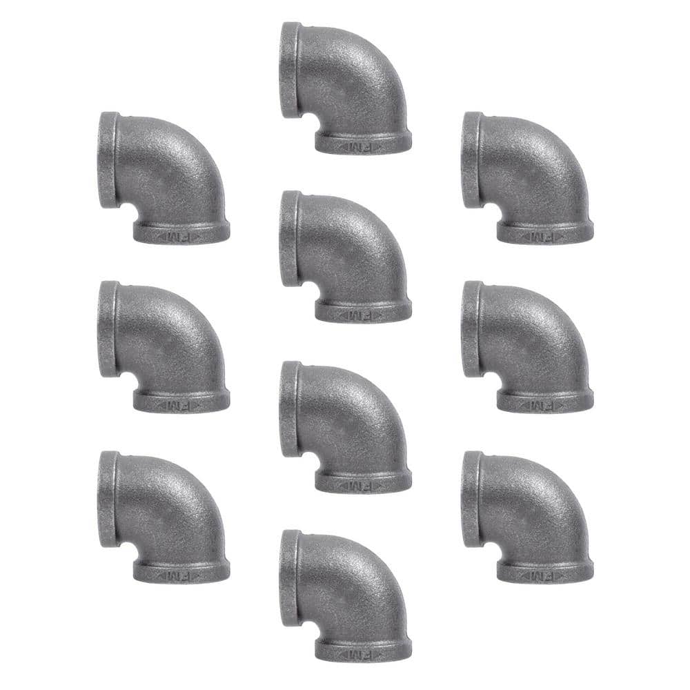 1/2 in. Iron Black 90° Elbow (10-Pack) price history on PriceWatchPro