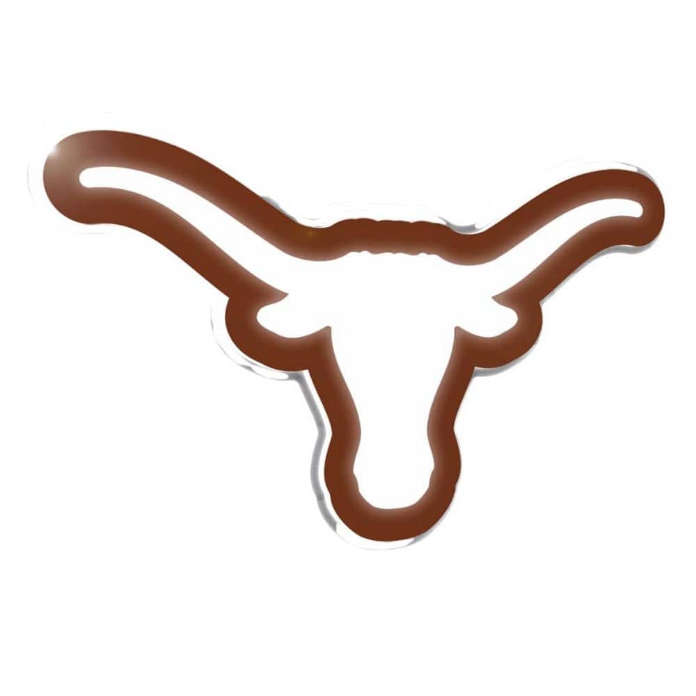 Evergreen University of Texas Team Logo Shaped Multicolor 23 in. W x 23 in.  H Plug in LED Lighted Plastic Sign 8LED999LGO - The Home Depot, image size:1000x1000