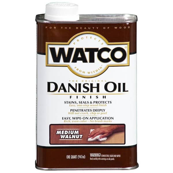 Watco 1 Quart Danish Oil in Medium Walnut