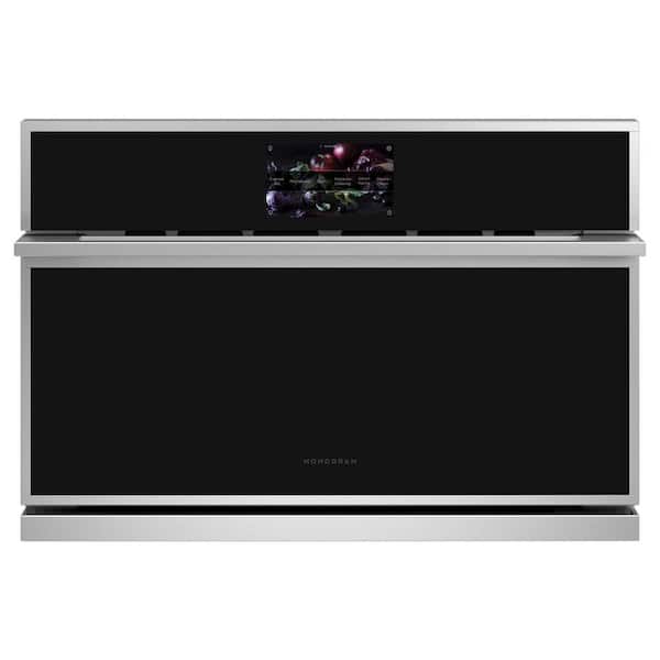 Monogram 30 in. W 1.7 cu. ft. Convection with Advantium 975-Watt Electric Built-In Microwave in  Stainless Steel