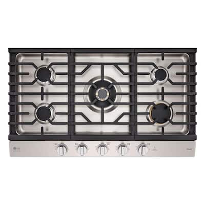 Tabu Built-in GAS Cooktop, Stainless Steel GAS Stove Countertop, Easy to Clean (4 Burners) Color: Stainless Steel 410071110WTA