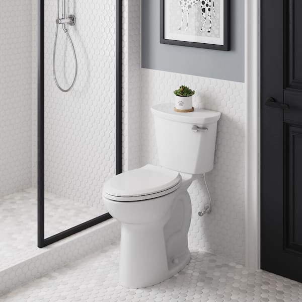 Cadet PRO 12 in. 2-Piece 1.28 GPF Single Flush Extra Tall Elongated Toilet in White with Right-Hand Trip Lever