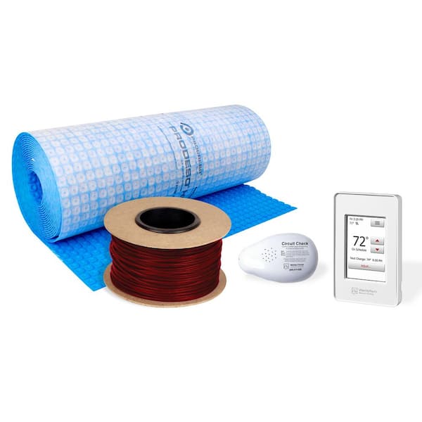 TempZone 90 ft. Cable System with Heat Membrane and Touch Screen Thermostat (Covers 28.1 Sq. Ft)