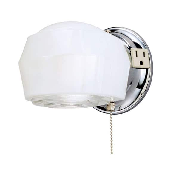 hardwired wall sconce with pull chain