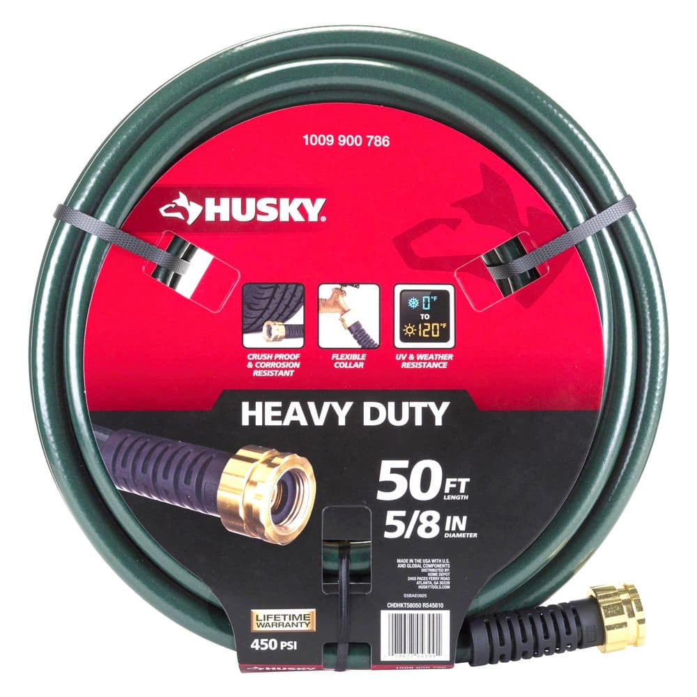 Husky 5/8 in. x 50 ft. Heavy-Duty Hose CHDHKT58050