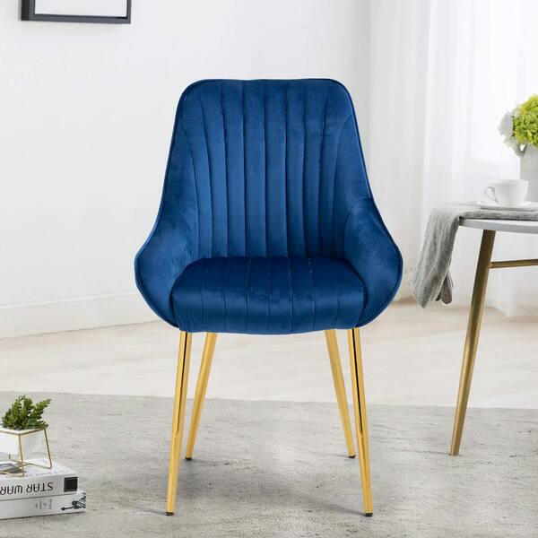 navy velvet dining chairs