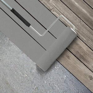 1 gal. #PFC-68 Silver Gray Textured Low-Lustre Enamel Interior/Exterior Porch and Patio Anti-Slip Floor Paint