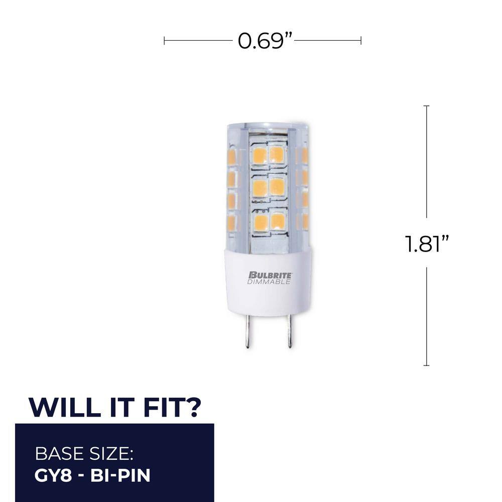 Clear Dimmable T4 Bi-Pin LED Bulb for Commercial Use