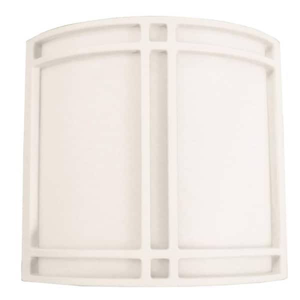 AFX Radio 14-Watt White Integrated LED Wall Sconce