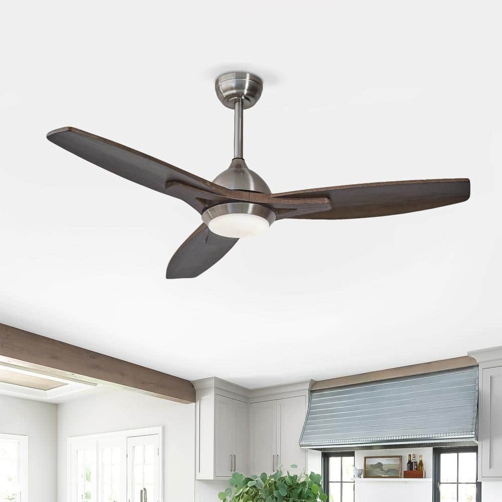 52 in. Brown Ceiling Fan with Lights Quiet DC Motor  Ceiling Fans 6 Speed Levels, Reversible Ceiling Fan price history on PriceWatchPro