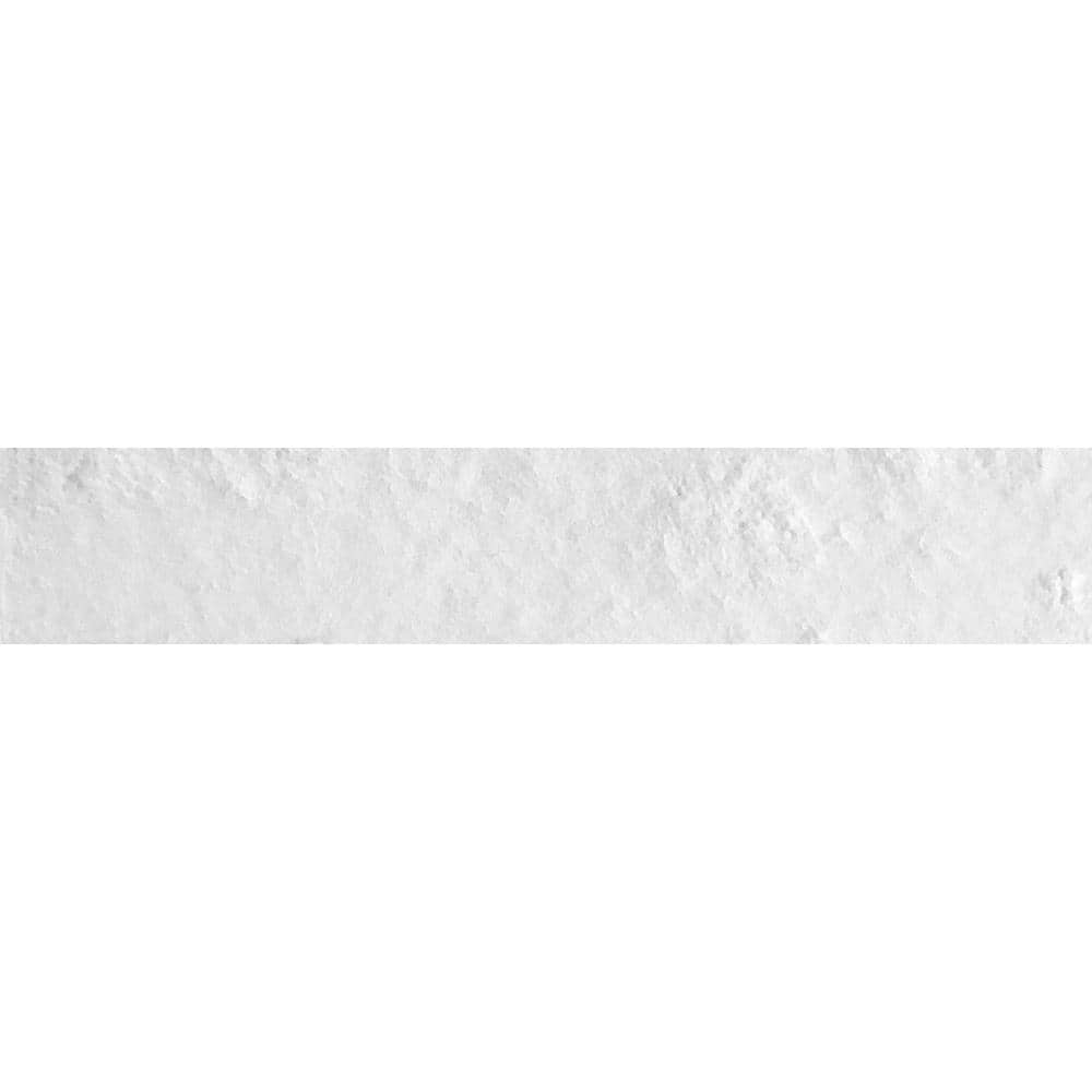 White Glazed Ceramic Subway Tile 2" x 10"