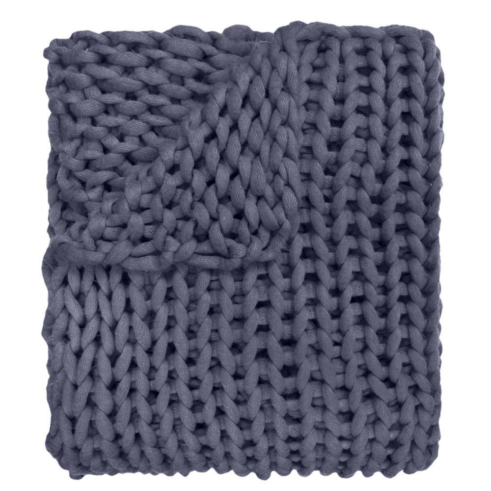 Luxurious Soft Wool Knitted Baby Unisex Throw, 40" x 50"