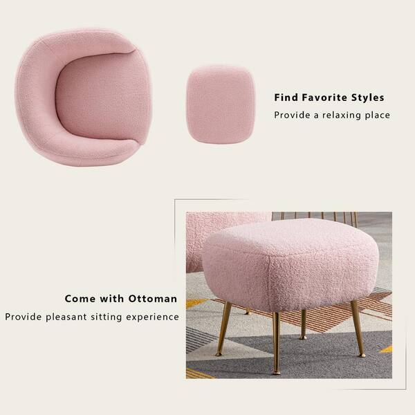 inexpensive chair and ottoman