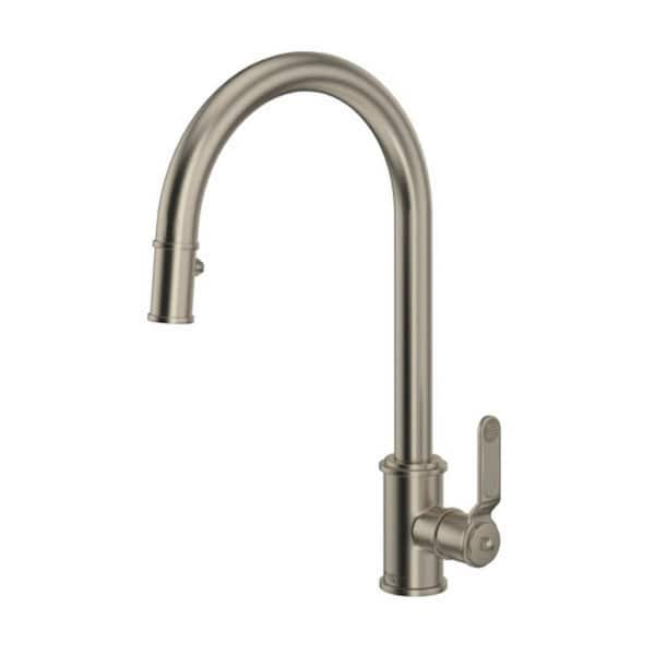PERRIN & ROWE Armstrong Single Handle Pull Down Sprayer Kitchen Faucet ...