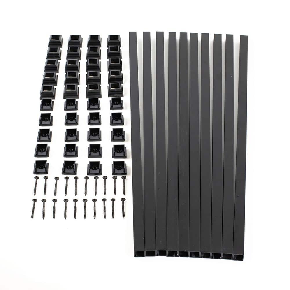 31 in. Snap and Lock Polycarbonate with Aluminum Baluster Kits Square (Case with 10 Kits) price history on PriceWatchPro