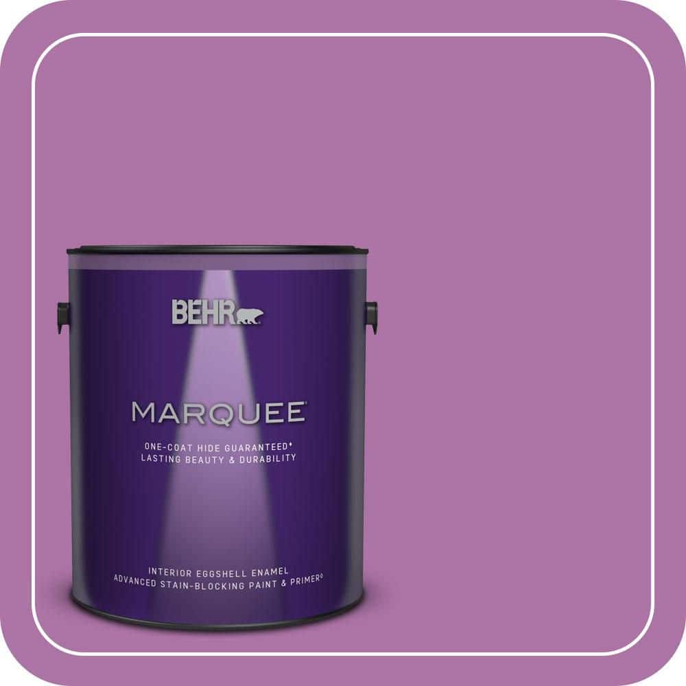 1 gal. #670B-6 Orchid Kiss Eggshell Enamel Interior Paint & Primer product image for price tracking