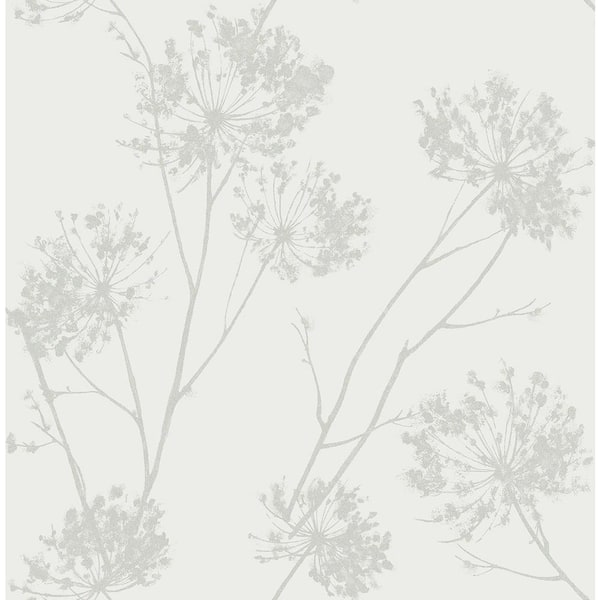 Seabrook Designs Chardonnay Glass Beaded Wild Grass Paper Unpasted Nonwoven Wallpaper Roll 57.5 sq. ft.