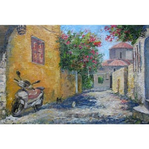 "Back Alley Cats" by Marmont Hill Unframed Canvas Architecture Art Print 16 in. x 24 in.