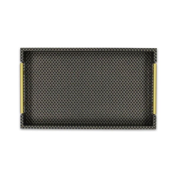 Black Rectangle MDF 15.75