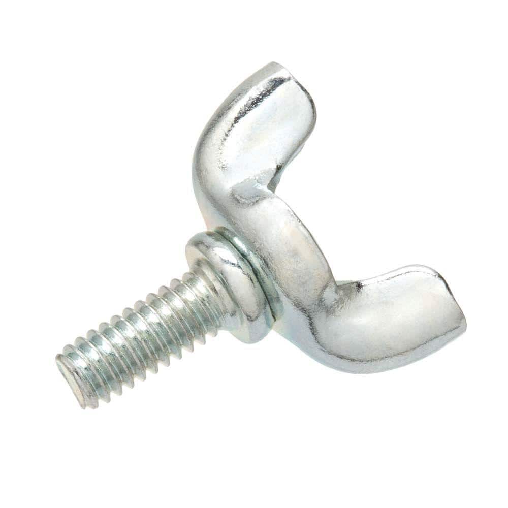Everbilt 3/8 in.-16 x 1-1/2 in. Zinc Winged Screw 833858 - The Home Depot