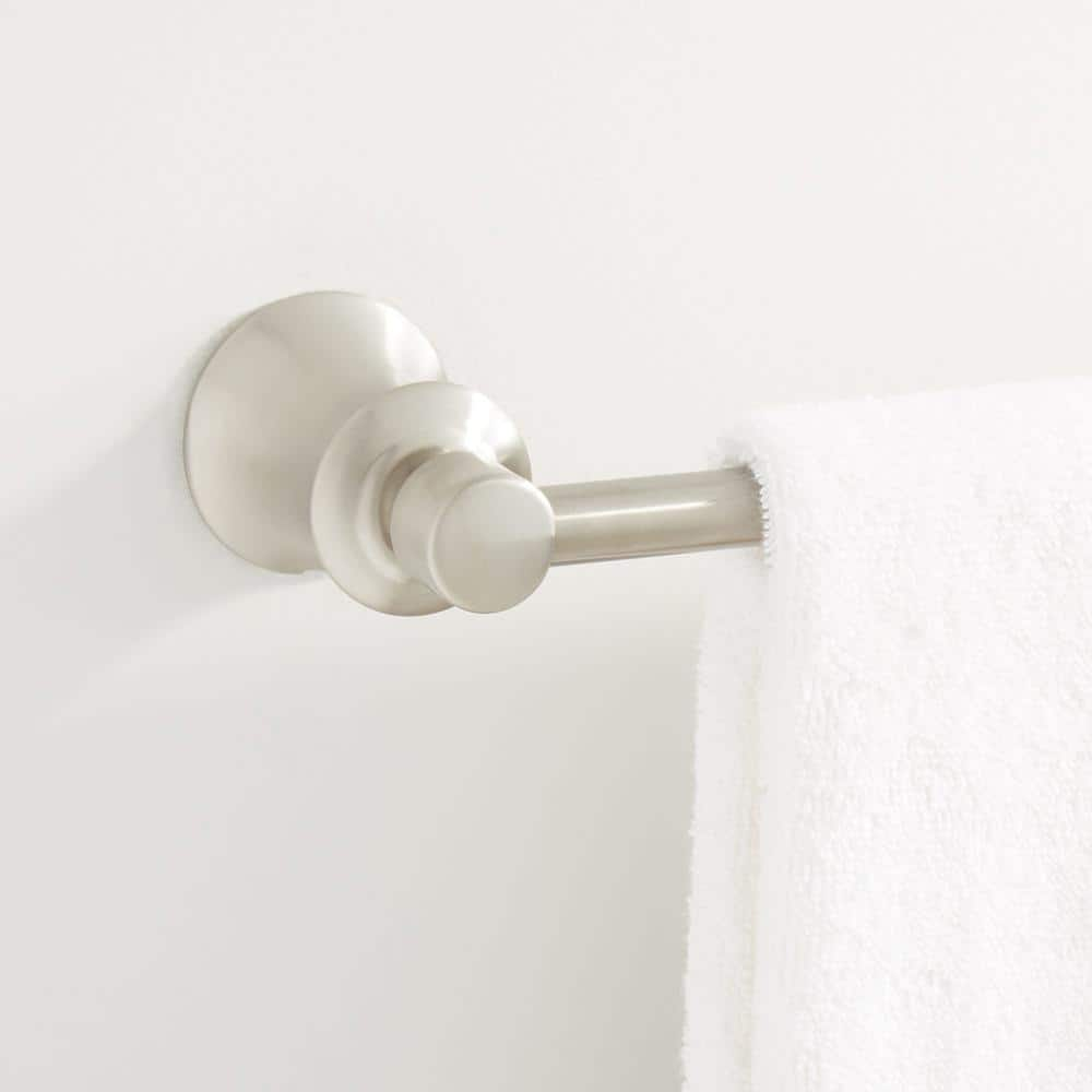 SIGNATURE HARDWARE Pendleton 24 in. Wall Mounted Single Towel Bar in ...