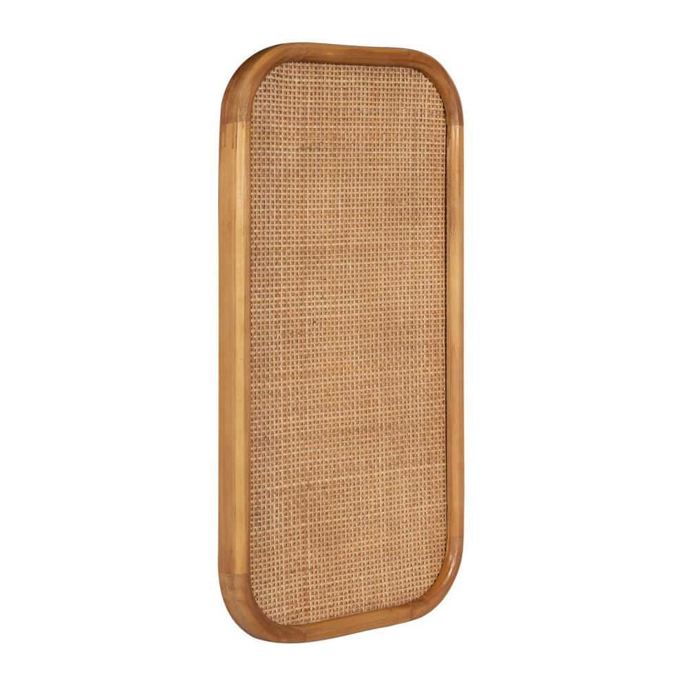 Planche 24 in. x 12 in. Rustic Brown Rattan Wood Framed Cork Memo Board price history on PriceWatchPro