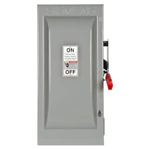 Heavy Duty 100 Amp 600-Volt 3-Pole Indoor Fusible Safety Switch with Neutral